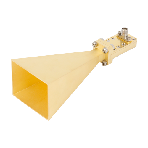 Waveguide Gain Horn Antenna(26.5 to 40 GHz), 20 dBi Gain : 2.92 mm(Female) type Waveguide Gain Horn Antenna(26.5 to 40 GHz), 20 dBi Gain : 2.92 mm(Female) type